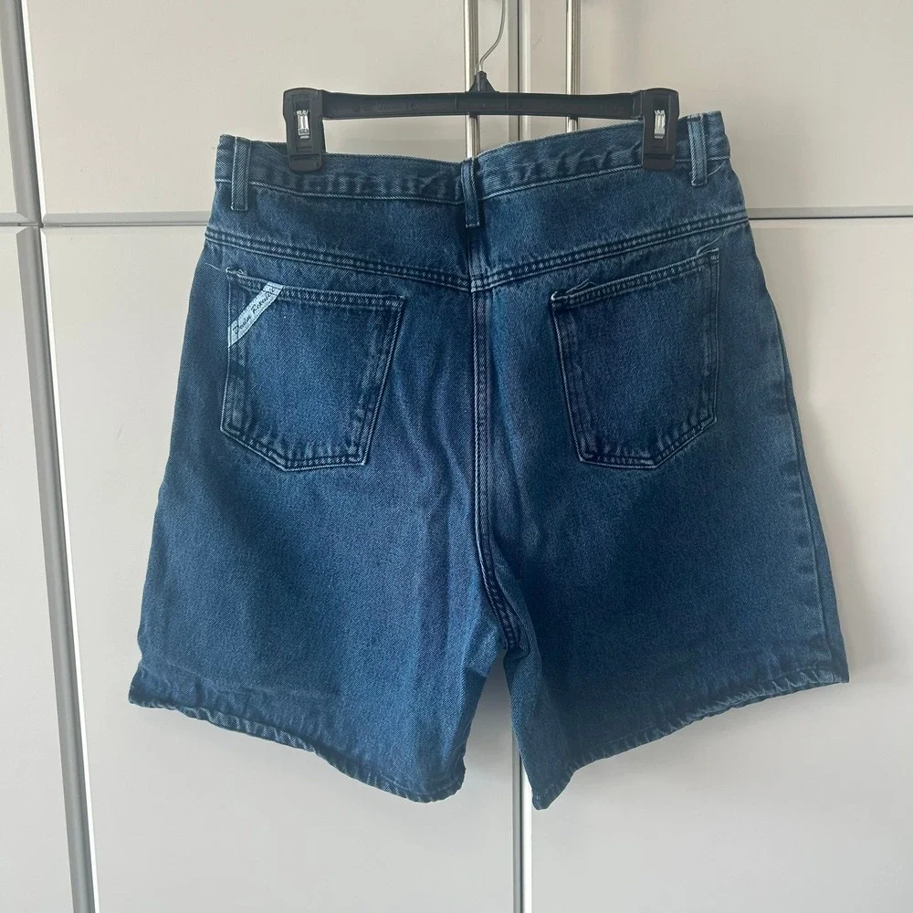 Vintage Justin Richards High Waisted Denim Shorts Medium Wash Blue Size 9/10‎